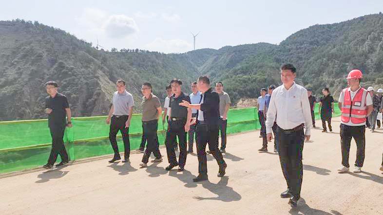 水利水电工程集团：省水利厅副厅长左怀理一行赴水利水电工程集团承建项目调研指导事情.jpg